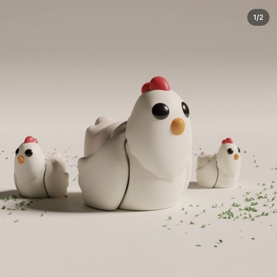 Fluffy, The Puffball Chicken